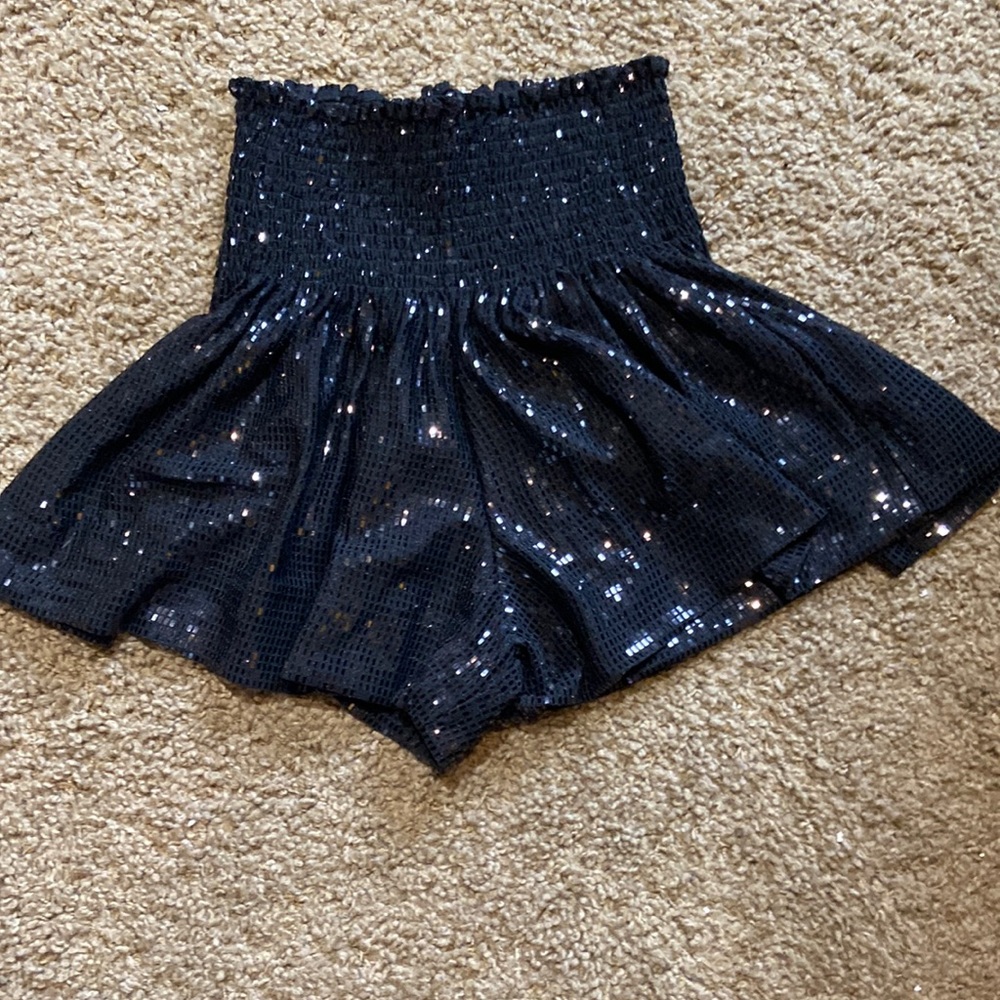 Black glittery shorts, Brand: Love Okie, size small, new with tags